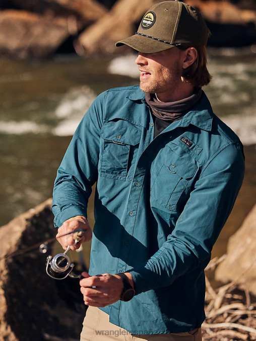 Wrangler accesorios negro mate (112322605) hombres cinturón elástico de cuero atg BDR0J643