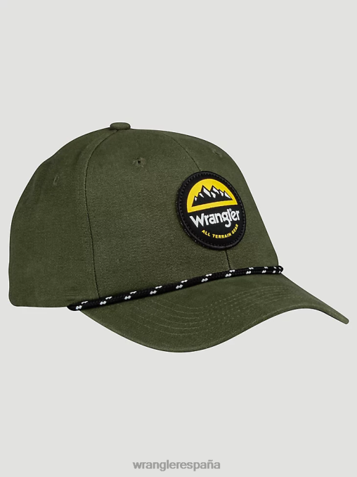 Wrangler accesorios negro mate (112322605) hombres cinturón elástico de cuero atg BDR0J643