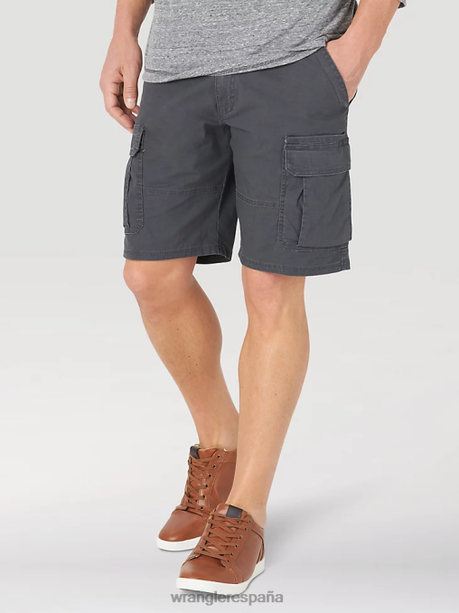 Wrangler ropa antracita (10zm6acah) hombres pantalones cortos cargo elásticos auténticos BDR0J559