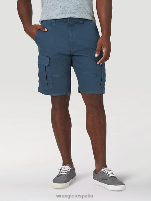 Wrangler ropa azul medianoche (10zm6acmb) hombres pantalones cortos cargo elásticos auténticos BDR0J557