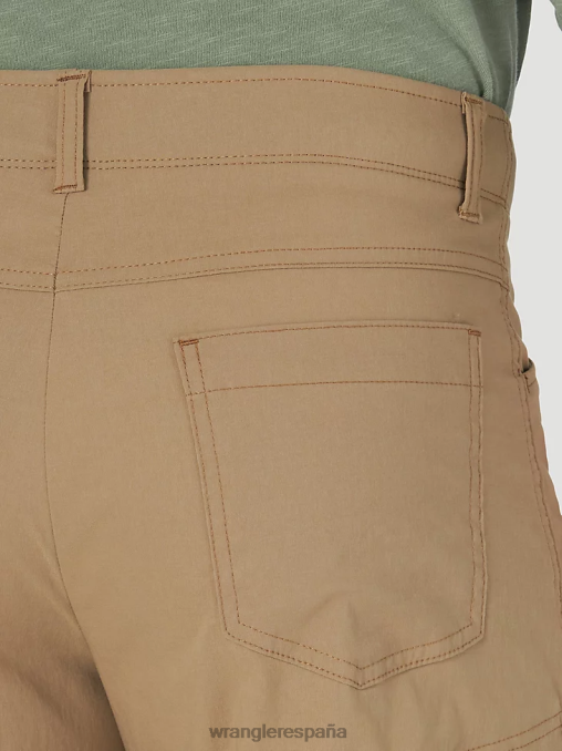 Wrangler ropa bronce (10zm980bz) hombres pantalón corto cargo con cintura cómoda Authentics BDR0J566
