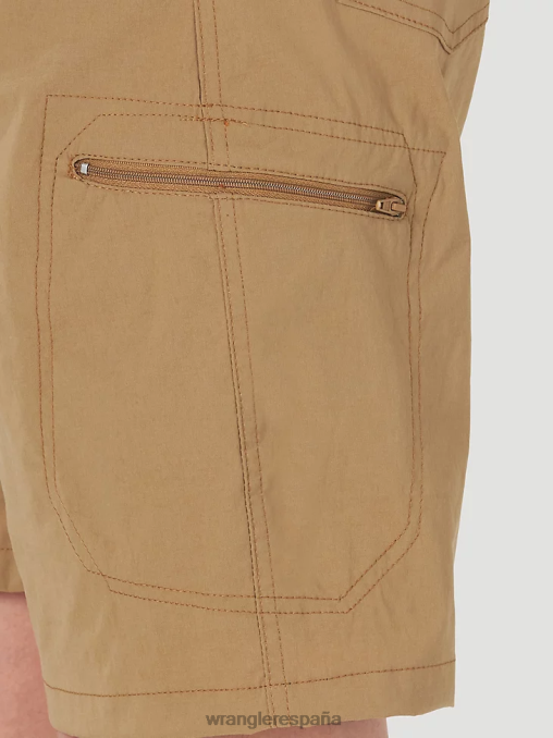Wrangler ropa bronce (10zm980bz) hombres pantalón corto cargo con cintura cómoda Authentics BDR0J566