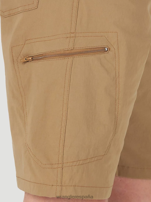 Wrangler ropa bronce (10zm980bz) hombres pantalón corto cargo con cintura cómoda Authentics BDR0J566