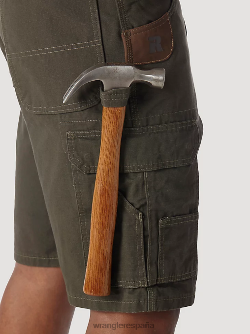 Wrangler ropa cargado (3w360ld) hombres Pantalón corto tipo cargo Ranger Ripstop de ropa de trabajo Riggs BDR0J524
