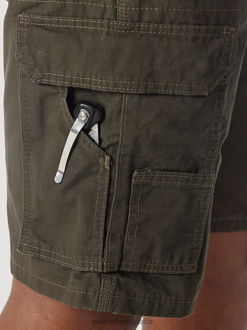 Wrangler ropa cargado (3w360ld) hombres Pantalón corto tipo cargo Ranger Ripstop de ropa de trabajo Riggs BDR0J524
