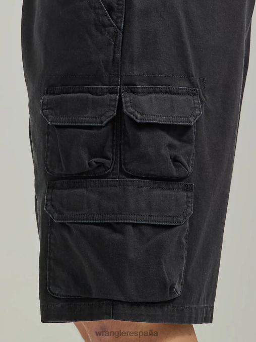 Wrangler ropa negro (112336360) hombres pantalón corto cargo apilado premium de cinco estrellas BDR0J528