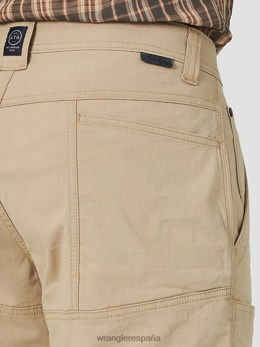 Wrangler ropa travertino (ns923tr) hombres pantalón corto utilitario con bolsillo lateral atg BDR0J608