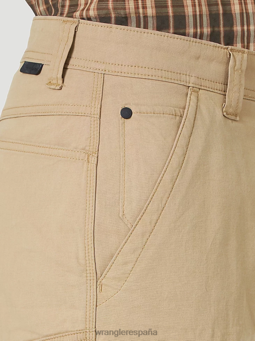 Wrangler ropa travertino (ns923tr) hombres pantalón corto utilitario con bolsillo lateral atg BDR0J608