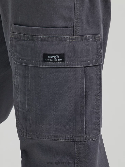 Wrangler ropa antracita (10zm7abah) hombres Pantalón cargo elástico relajado Authentics BDR0J235