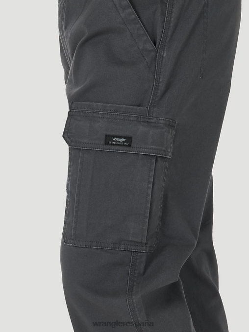 Wrangler ropa antricita (70abwah) hombres pantalón cargo flexible de ajuste relajado premium de cinco estrellas BDR0J222