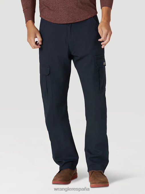 Wrangler ropa azul marino (10zm7abnv) hombres Pantalón cargo elástico relajado Authentics BDR0J231