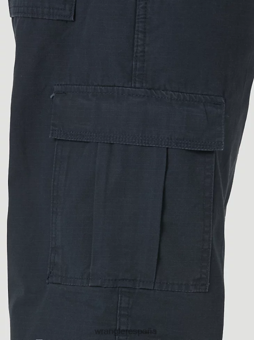 Wrangler ropa azul marino (70ab0nv) hombres pantalón cargo flexible de ajuste relajado premium de cinco estrellas BDR0J224