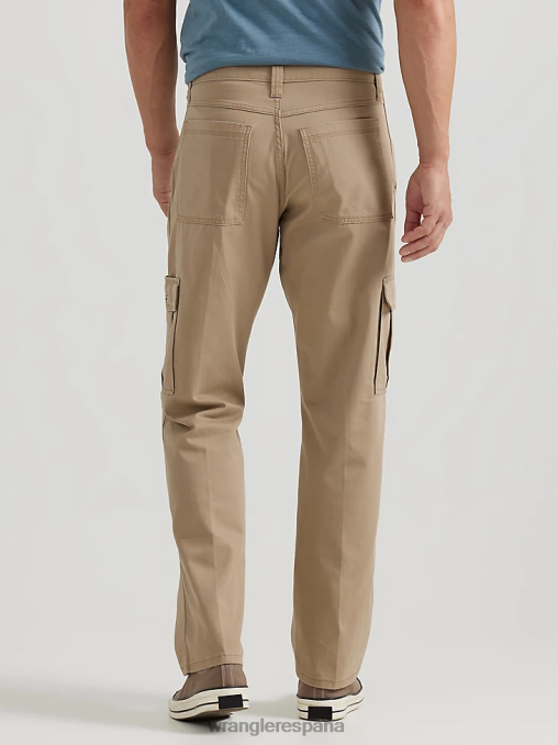Wrangler ropa grano (70lewgr) hombres pantalón cargo de sarga heredado BDR0J247