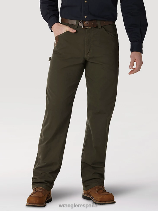 Wrangler ropa loden (3w020ld) hombres pantalón de carpintero riggs workwear BDR0J267