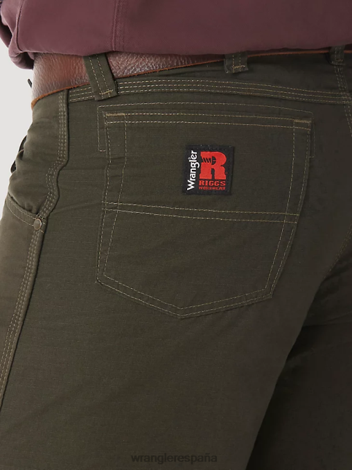 Wrangler ropa loden (3w045ld) hombres pantalón técnico riggs workwear BDR0J661