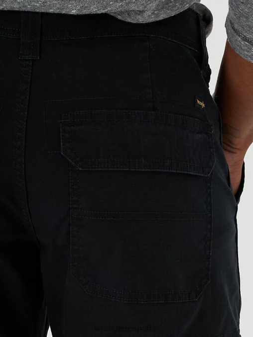 Wrangler ropa negro (10mgw90bl) hombres pantalón cargo BDR0J210