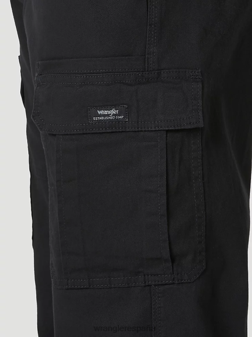 Wrangler ropa negro (10zm7abbl) hombres Pantalón cargo elástico relajado Authentics BDR0J233