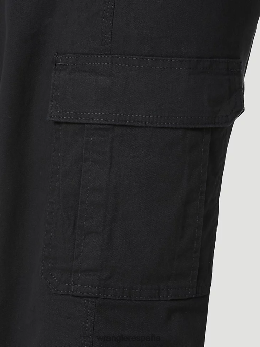 Wrangler ropa negro (10zm7abbl) hombres Pantalón cargo elástico relajado Authentics BDR0J233