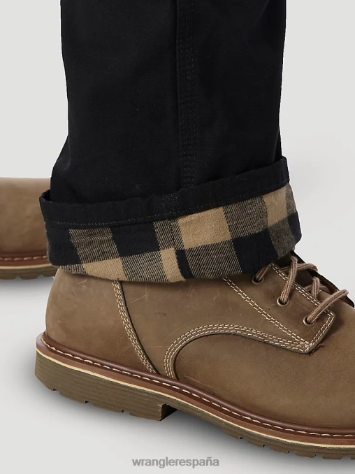 Wrangler ropa negro (3w065bl) hombres Pantalón Ranger de tejido antidesgarro con forro de ropa de trabajo Riggs BDR0J679