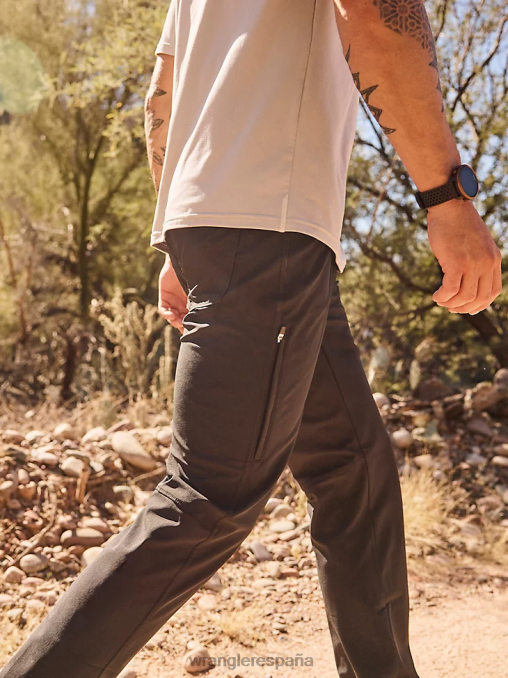 Wrangler ropa negro azabache (ns808jb) hombres pantalón atg fwds de cinco bolsillos BDR0J254