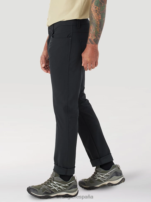 Wrangler ropa negro azabache (ns808jb) hombres pantalón atg fwds de cinco bolsillos BDR0J254