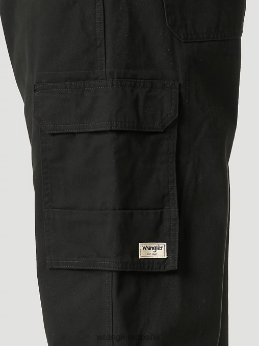 Wrangler ropa negro (mgw90bk) hombres pantalón cargo BDR0J217