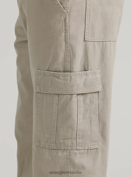 Wrangler ropa polvo caqui (10zm6lgkd) hombres pantalones cargo relajados auténticos BDR0J241
