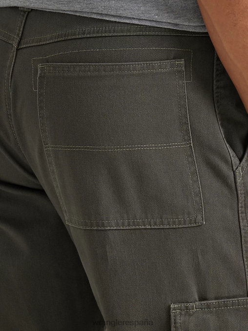 Wrangler ropa verde oliva (10zm6lgod) hombres pantalones cargo relajados auténticos BDR0J243