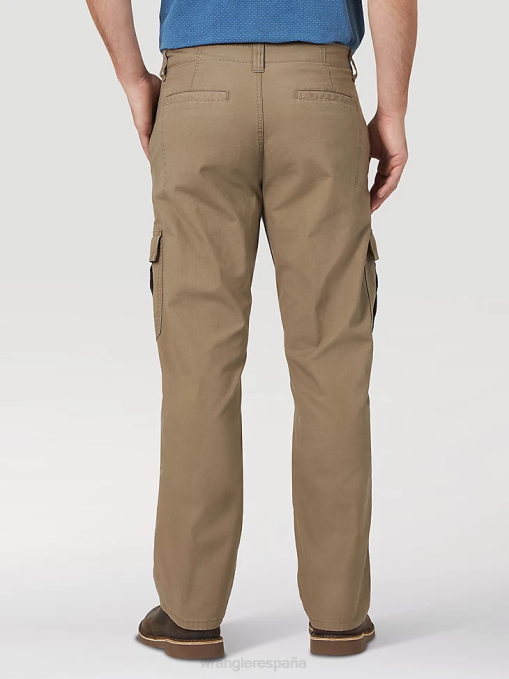 ropa cebada (70abwby) hombres Wrangler pantalón cargo flexible de ajuste relajado premium de cinco estrellas BDR0J223