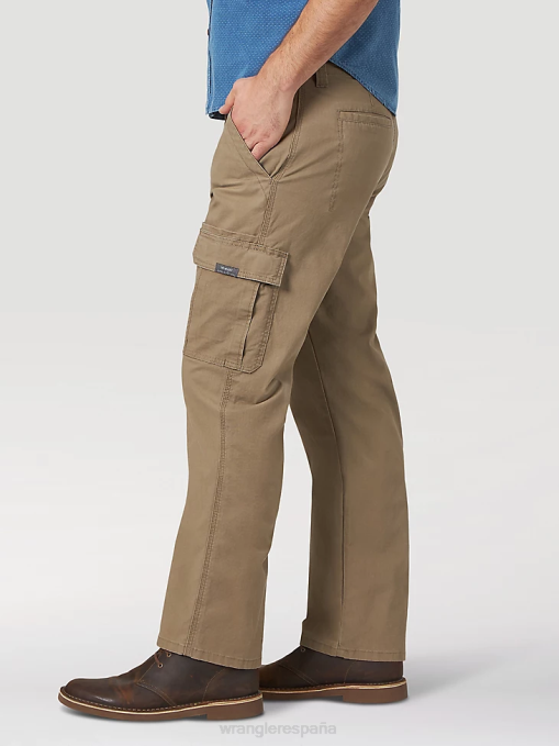 ropa cebada (70abwby) hombres Wrangler pantalón cargo flexible de ajuste relajado premium de cinco estrellas BDR0J223
