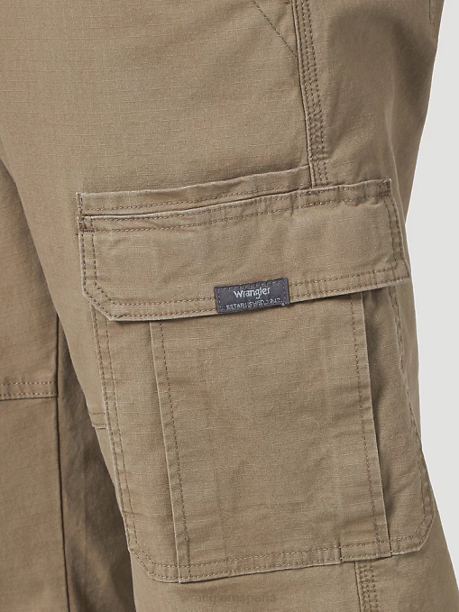 ropa cebada (70abwby) hombres Wrangler pantalón cargo flexible de ajuste relajado premium de cinco estrellas BDR0J223