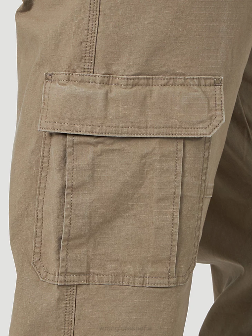 ropa cebada (70abwby) hombres Wrangler pantalón cargo flexible de ajuste relajado premium de cinco estrellas BDR0J223