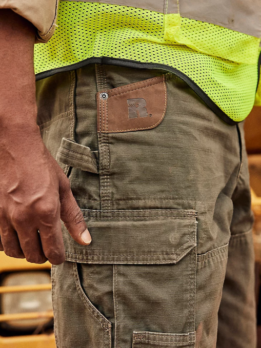 ropa ladrar (3w065br) hombres Wrangler Pantalón Ranger de tejido antidesgarro con forro de ropa de trabajo Riggs BDR0J655