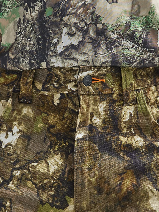 ropa musgo (31100ms) hombres Wrangler pantalón de lona con pernera recta y corte regular resistente BDR0J650