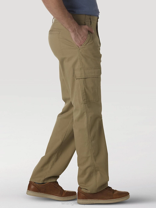 ropa olmo (70abwew) hombres Wrangler pantalón cargo flexible de ajuste relajado premium de cinco estrellas BDR0J219