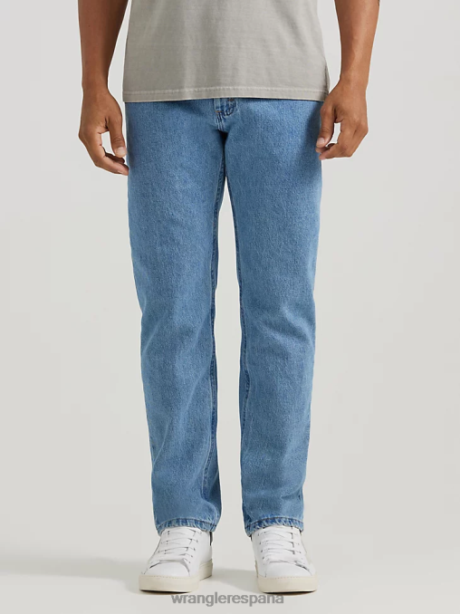 Wrangler ropa Lavado a la piedra (96501sl) hombres jeans de corte regular de denim premium de cinco estrellas BDR0J90