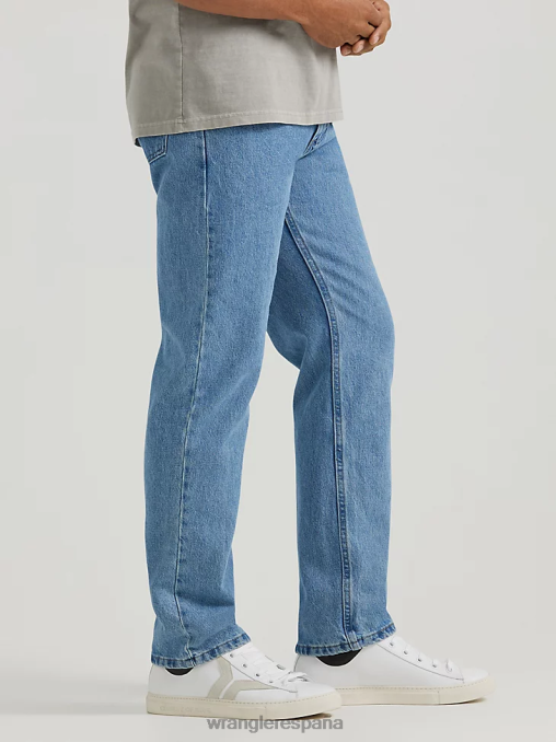 Wrangler ropa Lavado a la piedra (96501sl) hombres jeans de corte regular de denim premium de cinco estrellas BDR0J90