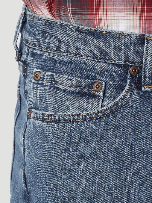 Wrangler ropa azul antiguo (10zm100vg) hombres Vaqueros Authentics de corte regular de algodón BDR0J152