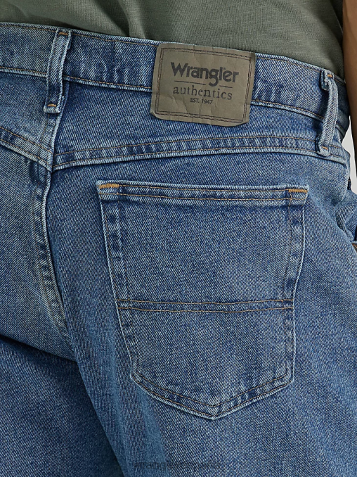 Wrangler ropa azul antiguo (10zm200vf) hombres Authentics jeans flexibles de ajuste relajado BDR0J104