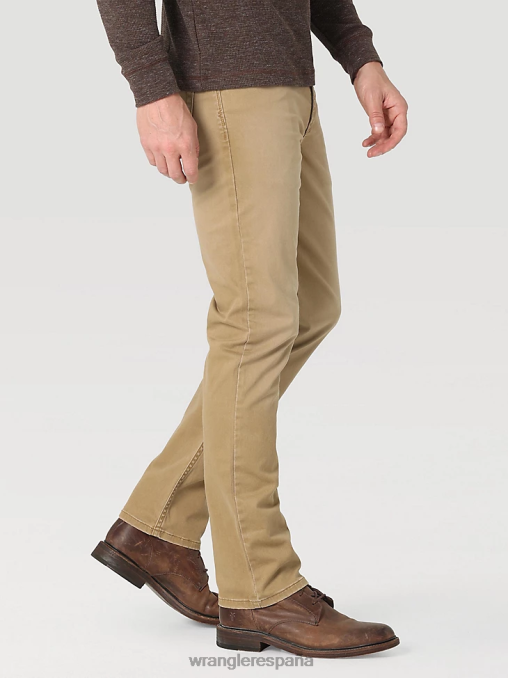 Wrangler ropa bellota (112325352) hombres jeans rectos ajustados premium de cinco estrellas BDR0J161