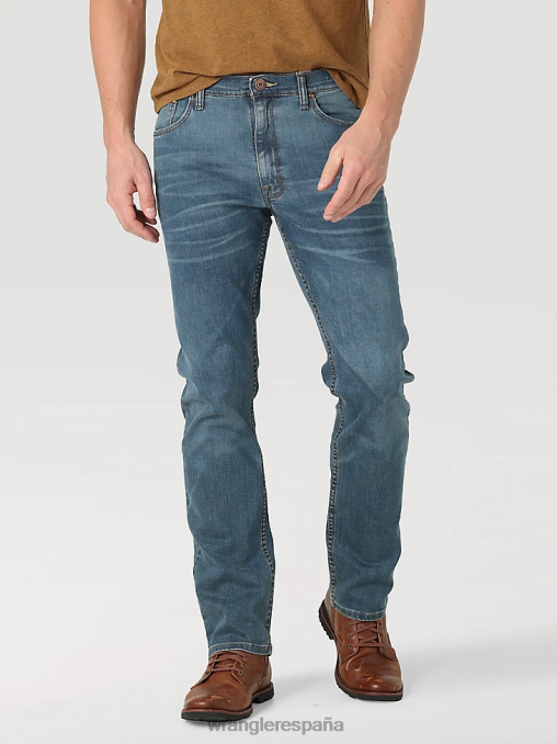 Wrangler ropa caplan (112326614) hombres vaqueros de ajuste recto y elásticos BDR0J155