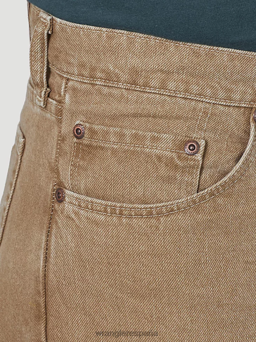 Wrangler ropa caqui (10zm200ck) hombres Vaqueros Authentics de corte relajado de algodón BDR0J114