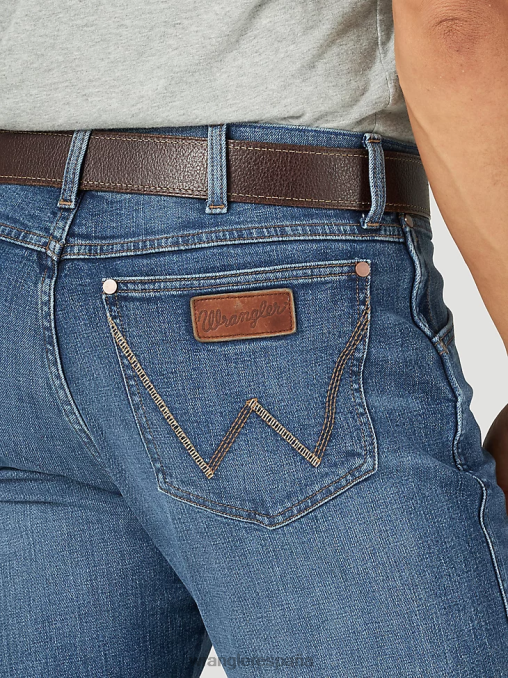 Wrangler ropa cielo nocturno (1077mwzns) hombres jeans retro con corte tipo bota y corte slim BDR0J6