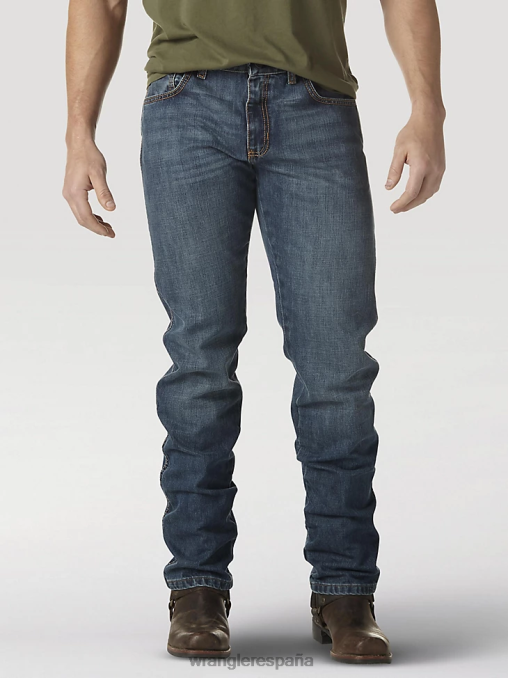 Wrangler ropa cima rocosa (88mwzrt) hombres jeans retro ajustados con pernera recta BDR0J33