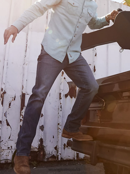 Wrangler ropa cleburn (88mwzcb) hombres jeans retro ajustados con pernera recta BDR0J29