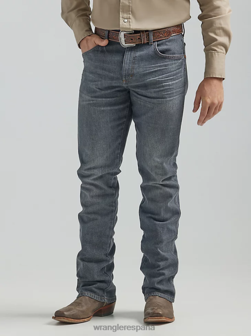 Wrangler ropa clopton (112326536) hombres jeans retro con corte tipo bota y corte slim BDR0J3