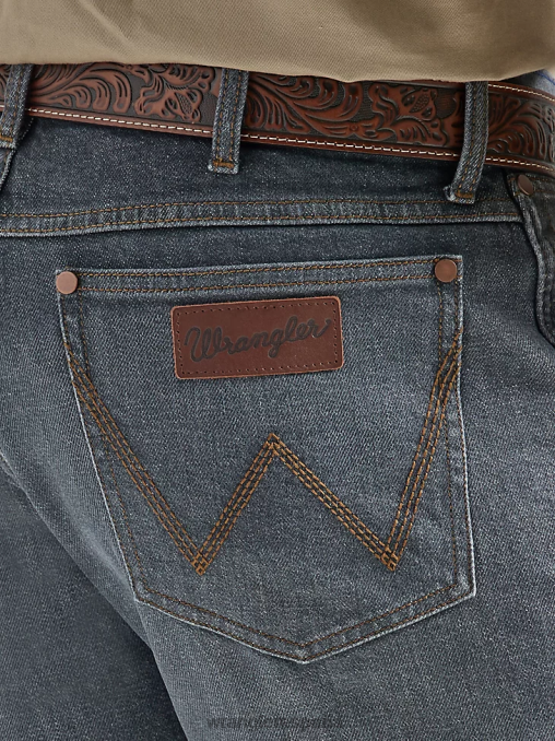 Wrangler ropa clopton (112326536) hombres jeans retro con corte tipo bota y corte slim BDR0J3