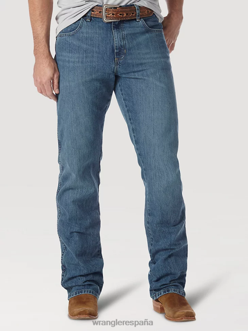 Wrangler ropa desgastado (77mwzwo) hombres jeans retro con corte tipo bota y corte slim BDR0J9