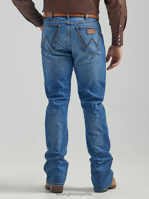 Wrangler ropa frisón (112325733) hombres jeans retro con corte tipo bota y corte slim BDR0J1
