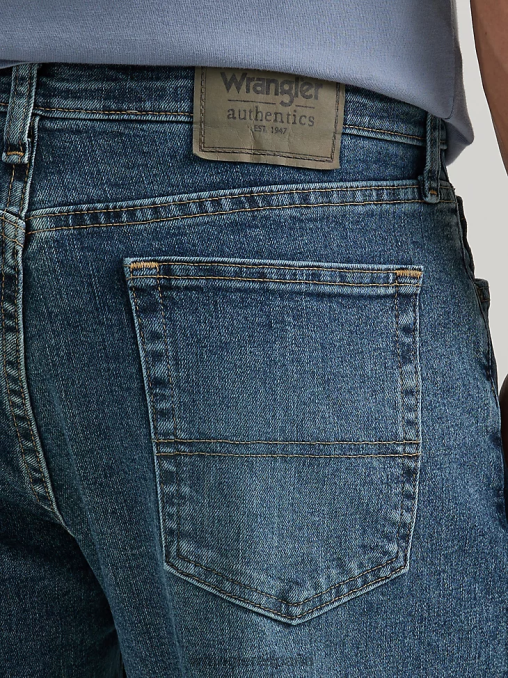 Wrangler ropa fumar (zm3cssm) hombres Authentics jeans cómodos y flexibles de ajuste relajado BDR0J199